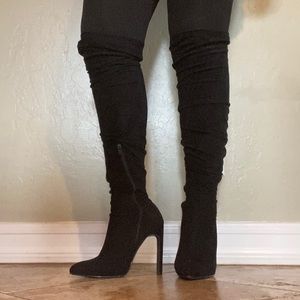High Rise Veera Black Boots size 8